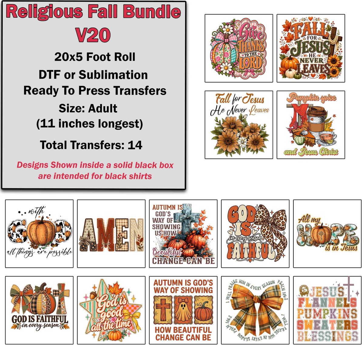 Religious Fall Bundle 20