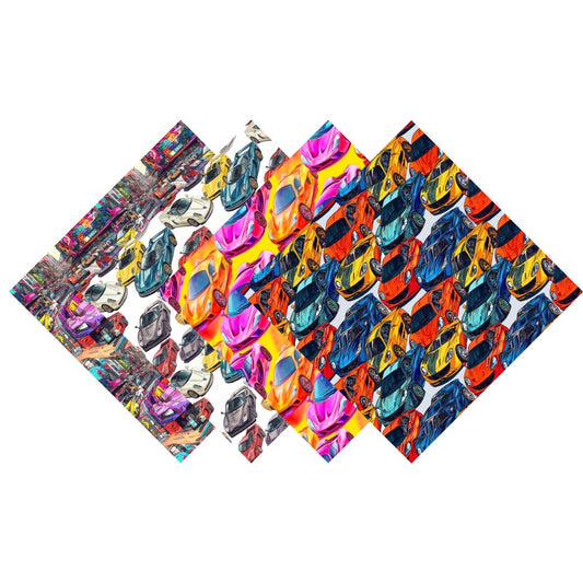Supercars Patterned Vinyl Pack