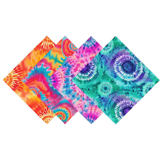 Colorful Tie-Dye Patterned Vinyl Pack