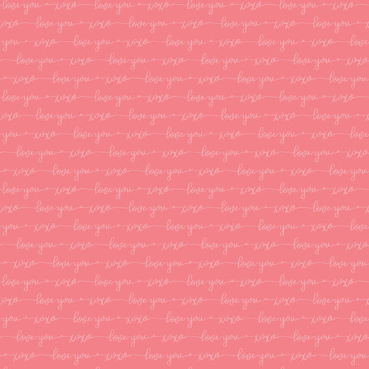 Love You Script 12x12 Patterned Vinyl Sheet