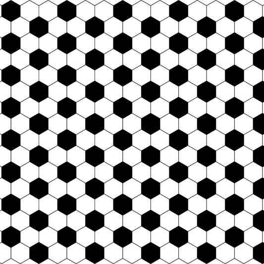 Soccer Ball Print 12x12 Patterned Vinyl Sheet