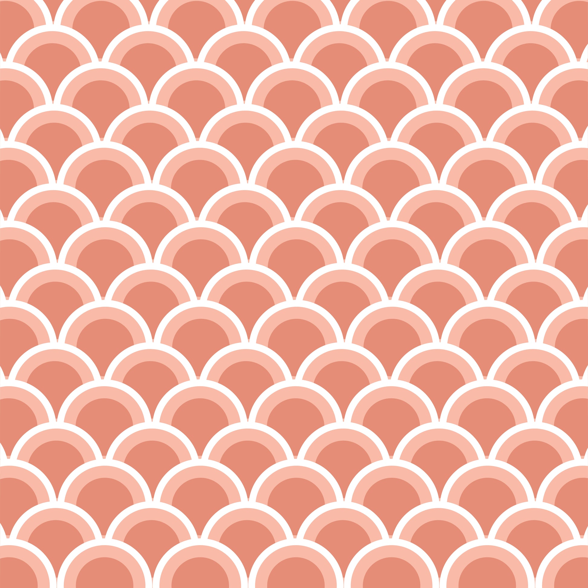 Coral Nautical Waves 12x12 Patterned Vinyl Sheet