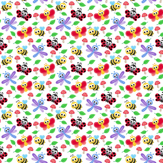 All the Bugs 12x12 Patterned Vinyl Sheet