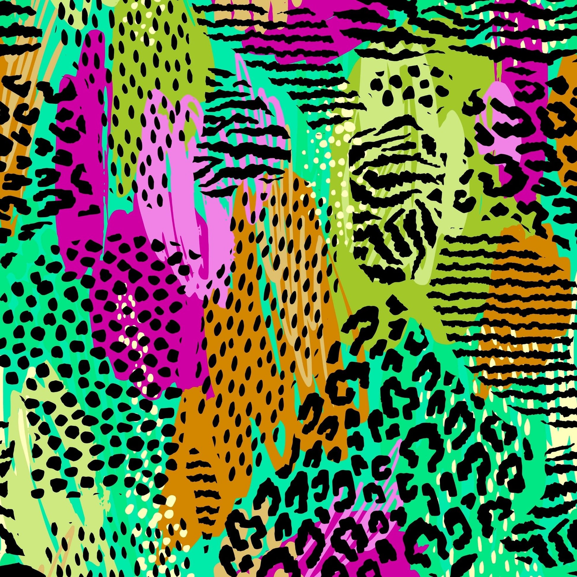 Animal Print Abstract 12x12 Patterned Vinyl Sheet