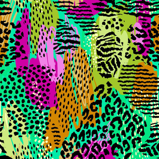 Animal Print Abstract 12x12 Patterned Vinyl Sheet