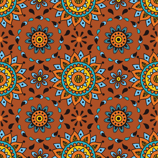 Autumn Paisley V. 2 12x12 Patterned Vinyl Sheet