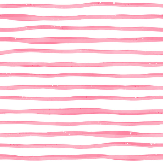 Pink Watercolor Stripes 12x12 Patterned Vinyl Sheet