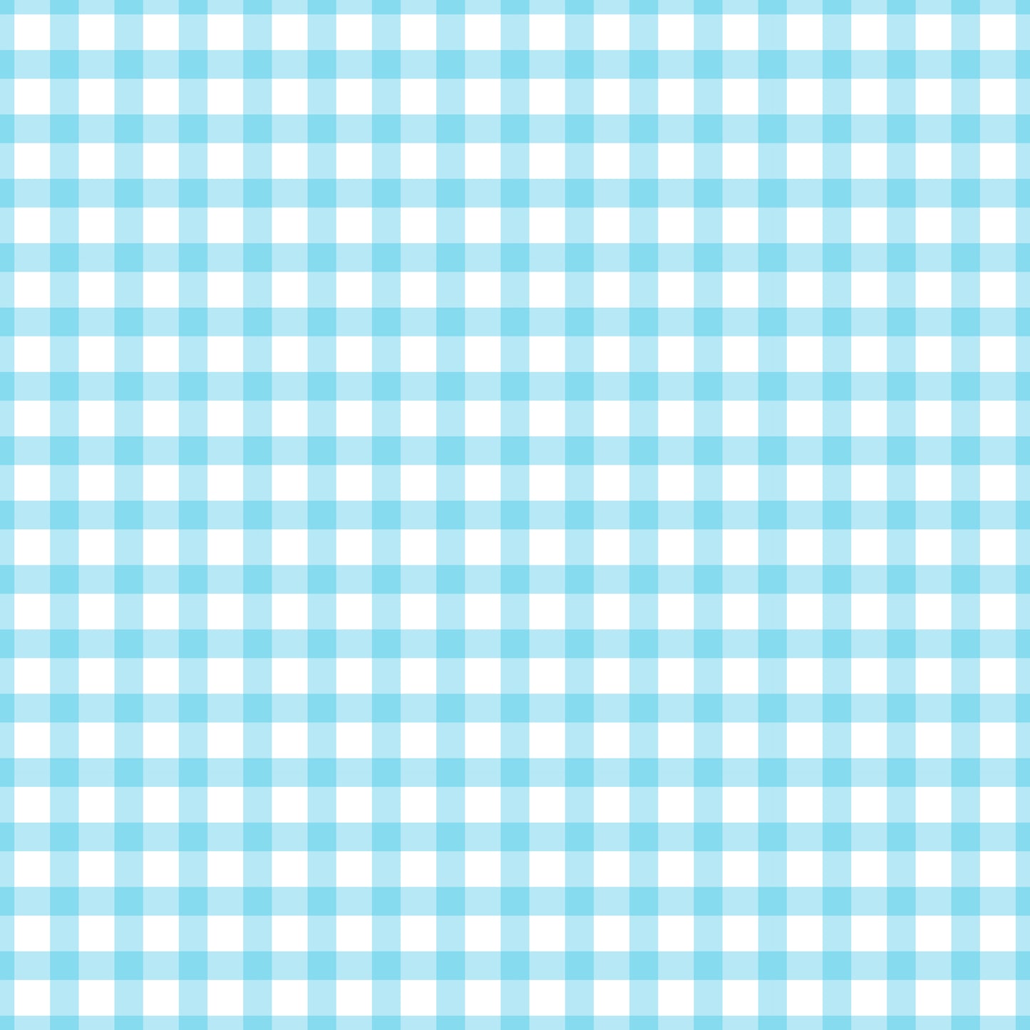 Baby Blue Buffalo Plaid Patterned Vinyl Sheet