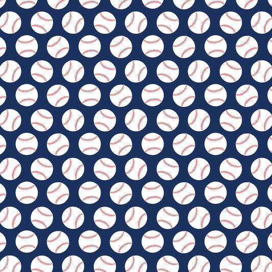 Baseball 12x12 Patterned Vinyl Sheet