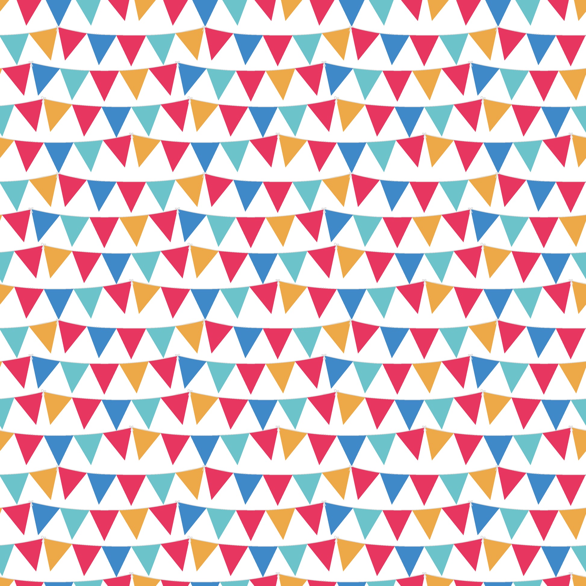 Birthday Banner 12x12 Patterned Vinyl Sheet