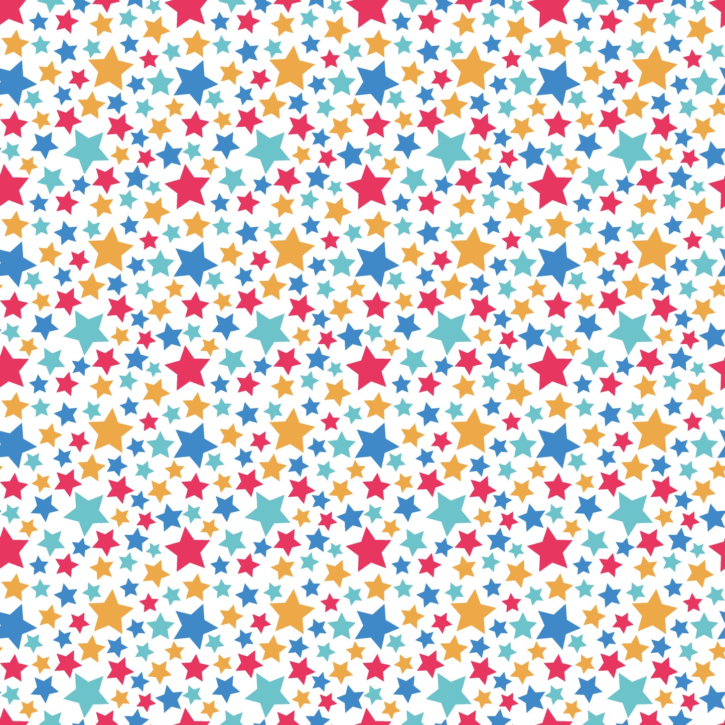 Multicolor Stars 12x12 Patterned Vinyl Sheet