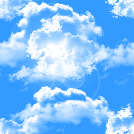 Blue Skies V.2 Patterned Vinyl Sheet