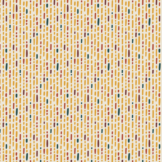 Boho Autumn Dots 12x12 Patterned Vinyl Sheet
