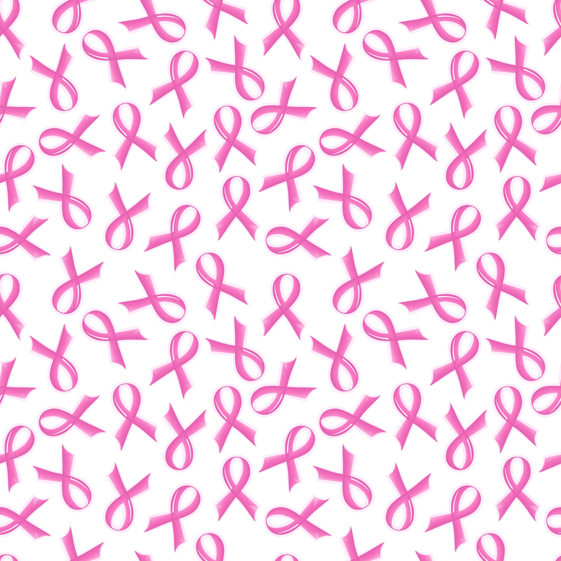 Breast Cancer Awareness Ribbons 12x12 Patterned Vinyl Sheet