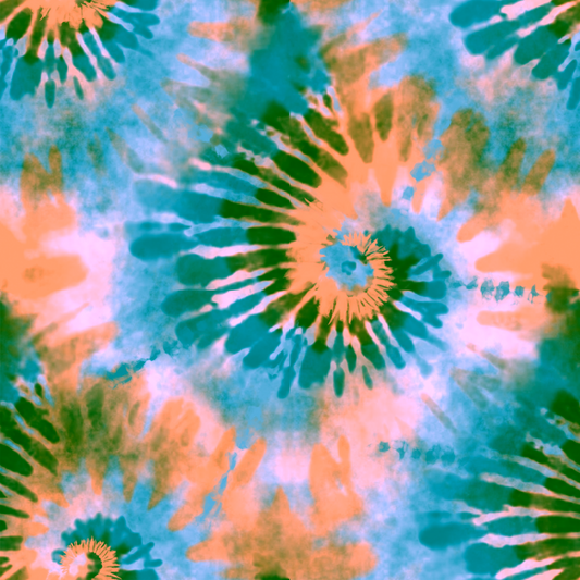 Summer Tie-Dye 12x12 Patterned Vinyl Sheet