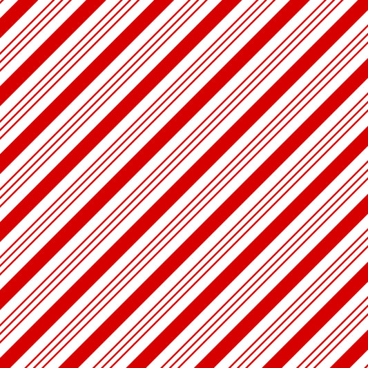 Candy Cane Stripes 12x12 Patterned Vinyl Sheet