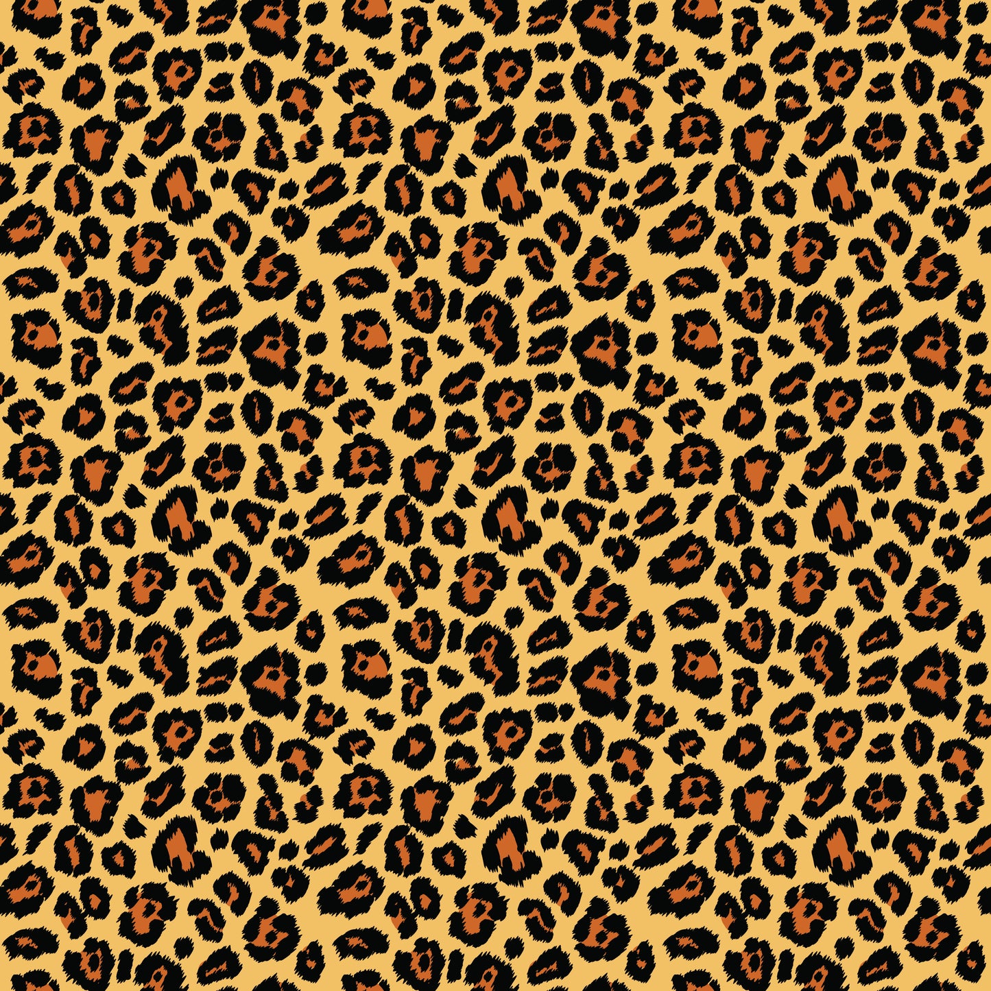 Classic Leopard Print 12x12 Patterned Vinyl Sheet