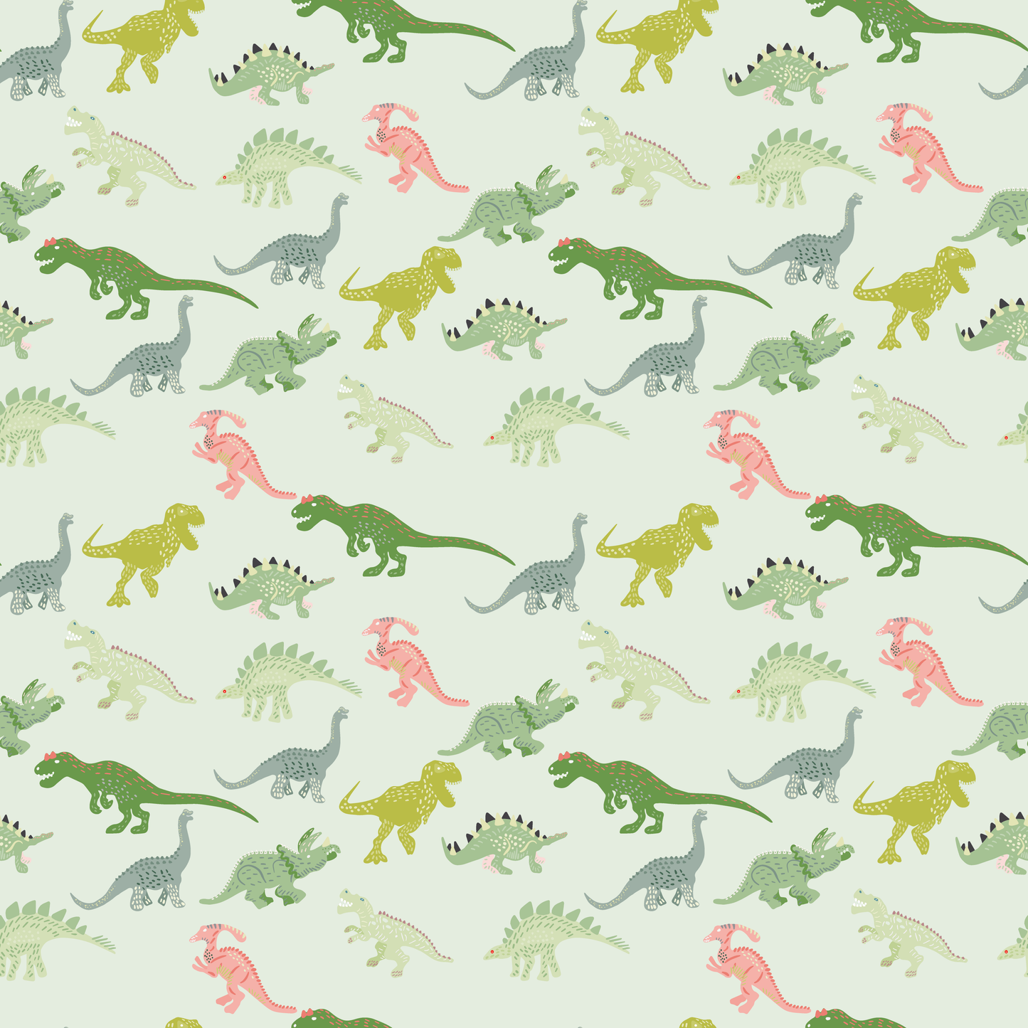 Dinosaurs V.4 12x12 Patterned Vinyl Sheet