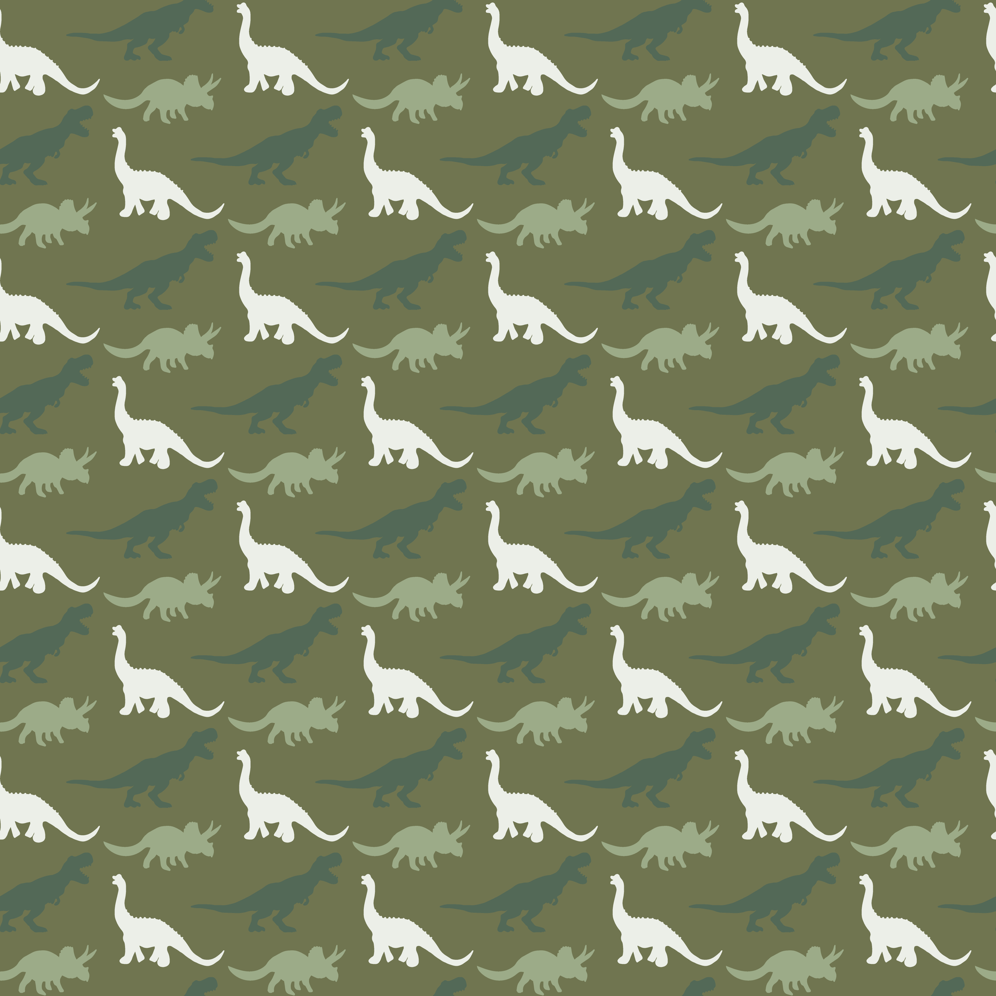 Dinosaurs V.3 12x12 Patterned Vinyl Sheet