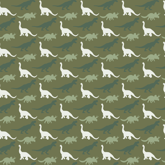 Dinosaurs V.3 12x12 Patterned Vinyl Sheet