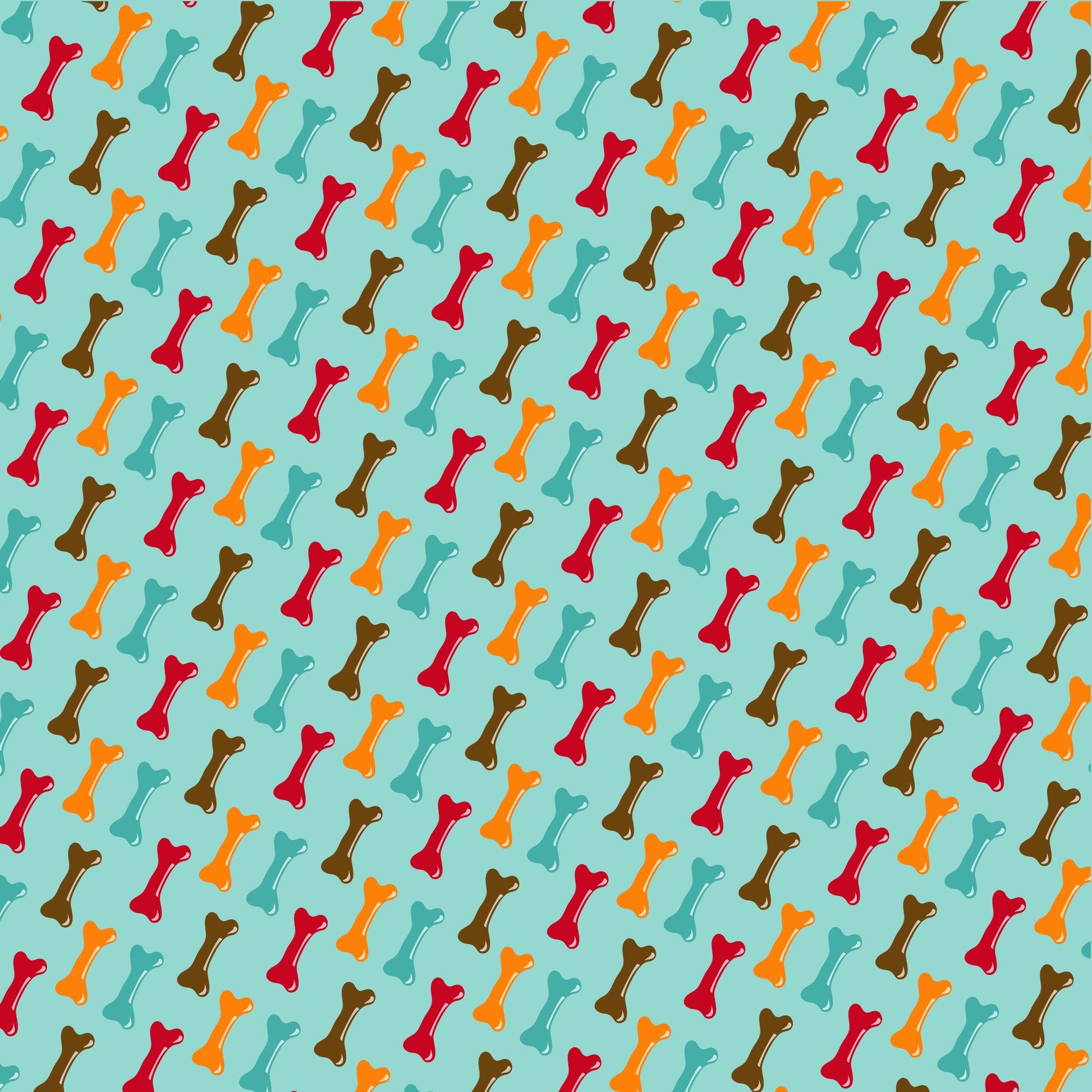 Dog Bones 12x12 Patterned Vinyl Sheet