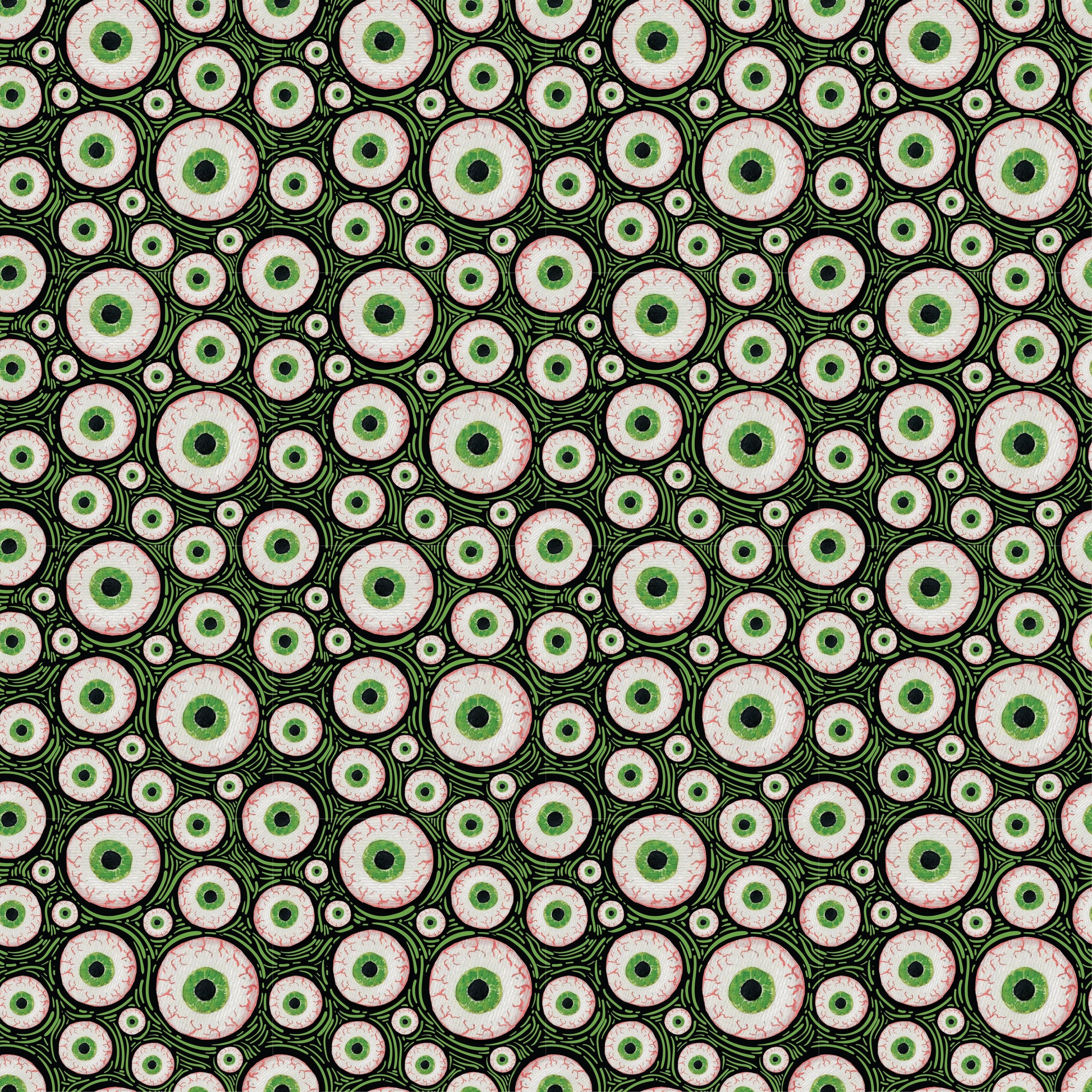 Creepy Eyeballs 12x12 Patterned Vinyl Sheet