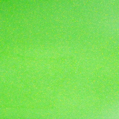 Neon Green Glitter 12x20 Heat Transfer Sheet