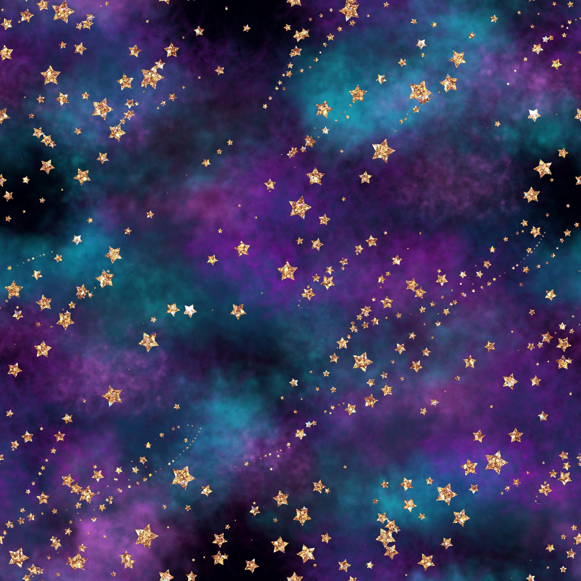 Glitter Galaxy Stars 12x12 Patterned Vinyl Sheet