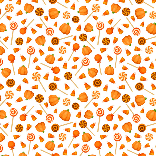 Halloween Candy 12x12 Patterned Vinyl Sheet