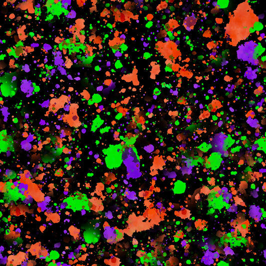 Halloween Splatter 12x12 Patterned Vinyl Sheet