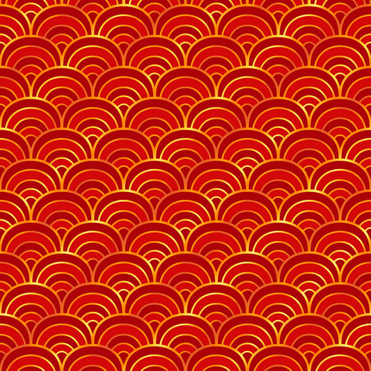 Happy Chinese New Year 12x12 Patterned Vinyl Sheet