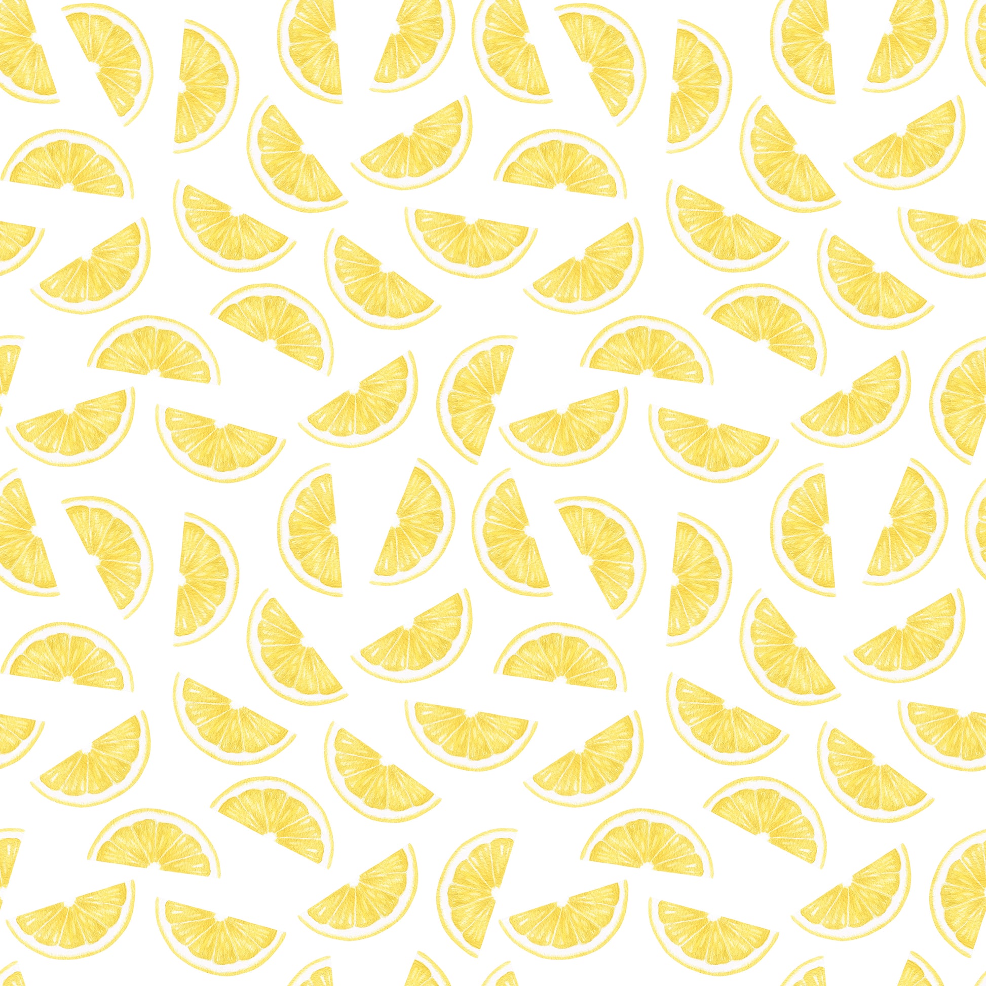 Lemon Wedges 12x12 Patterned Vinyl Sheet