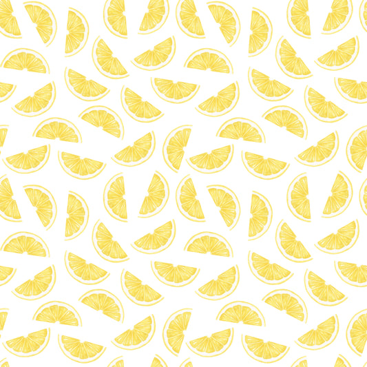 Lemon Wedges 12x12 Patterned Vinyl Sheet