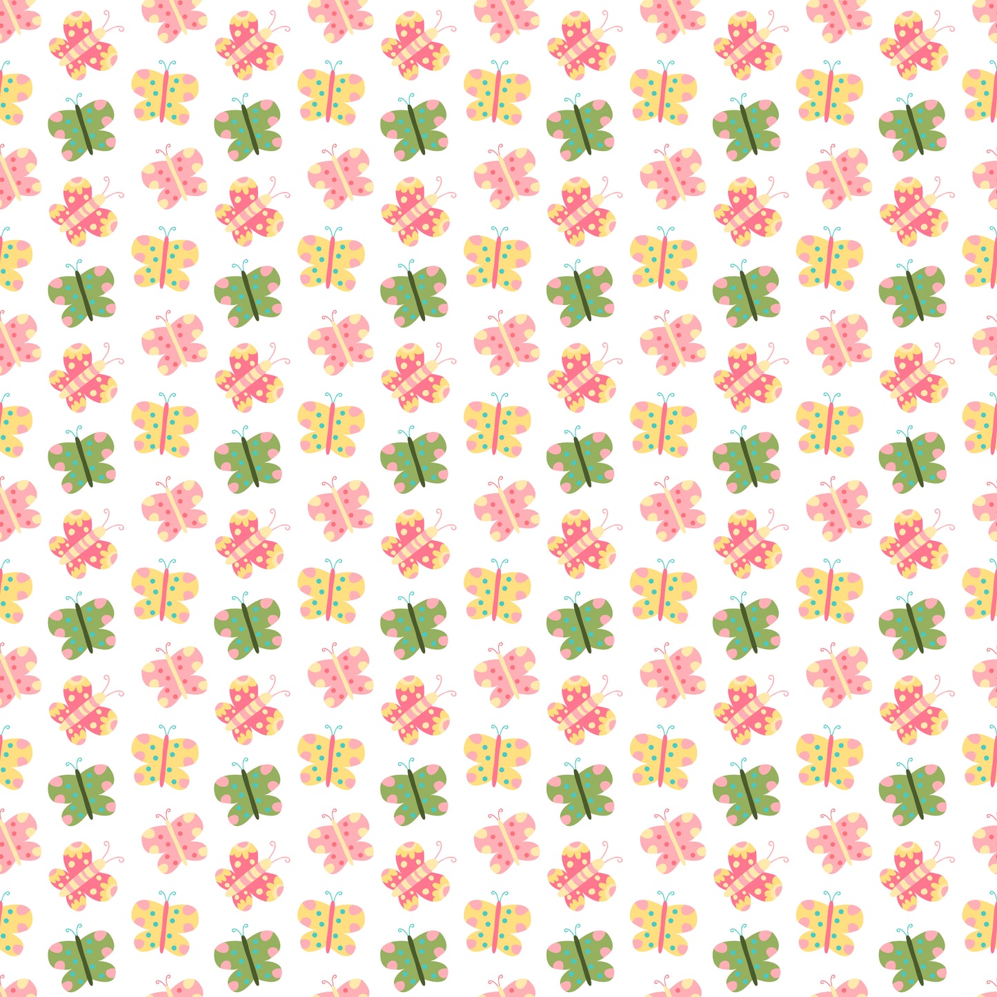 Mini Butterflies 12x12 Patterned Vinyl Sheet