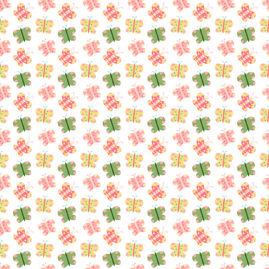 Mini Butterflies 12x12 Patterned Vinyl Sheet