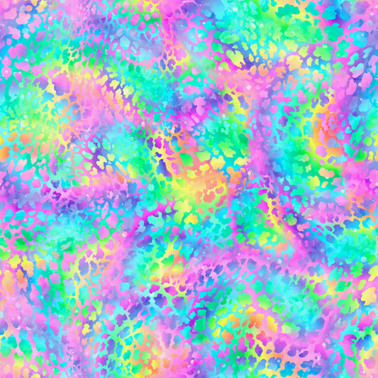 Psychedelic Snakeskin 12x12 Patterned Vinyl Sheet