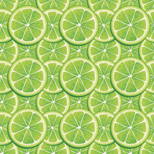 Lime Slices 12x12 Patterned Vinyl Sheet
