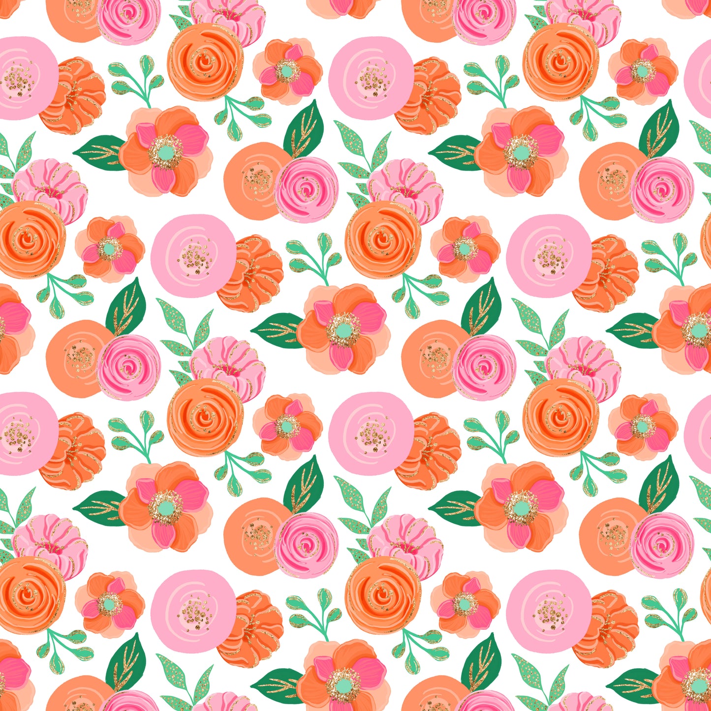 Isle of Flowers Patterned Vinyl Sheet