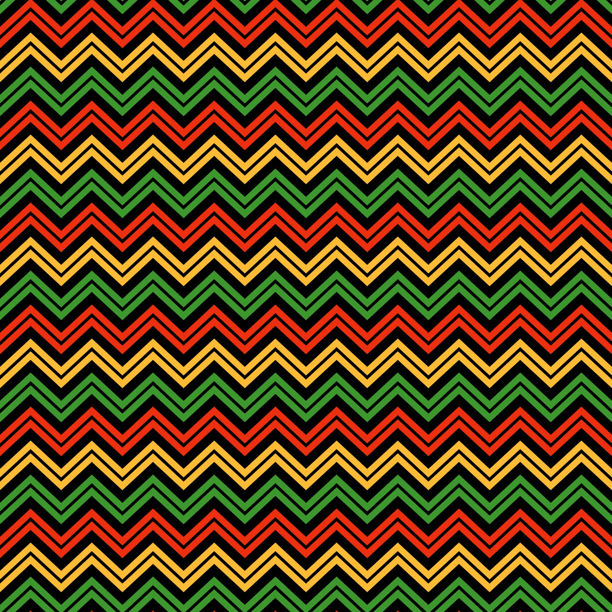 Kwanzaa Stripes 12x12 Patterned Vinyl Sheet