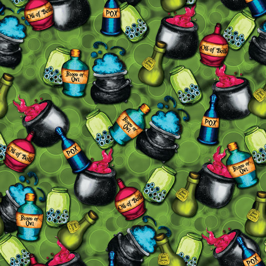 Witch Potions 12x12 Patterned Vinyl Sheet