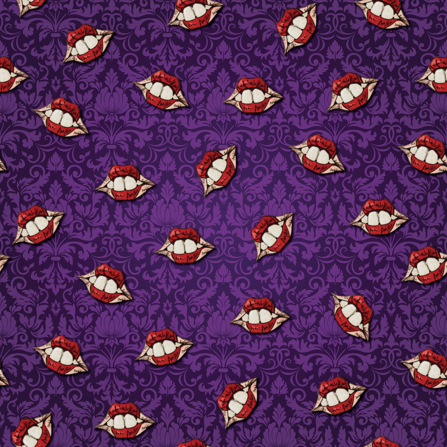 Witch Lips 12x12 Patterned Vinyl Sheet