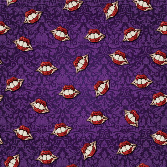Witch Lips 12x12 Patterned Vinyl Sheet