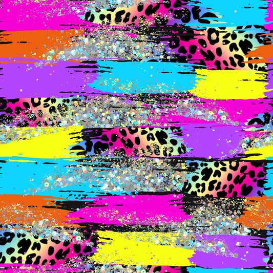 Lisa Brush Strokes Patterned Vinyl Sheet