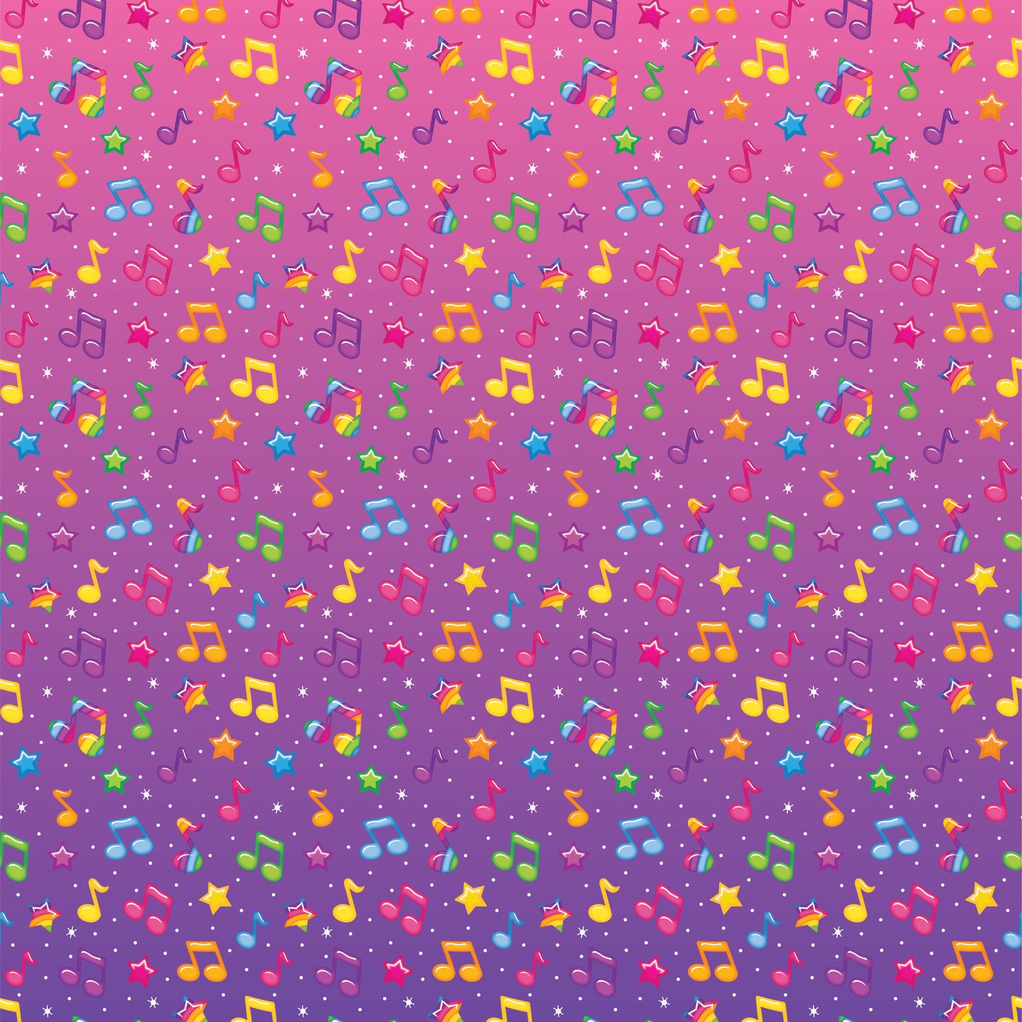 Lisa Music Notes Patterned Vinyl Sheet