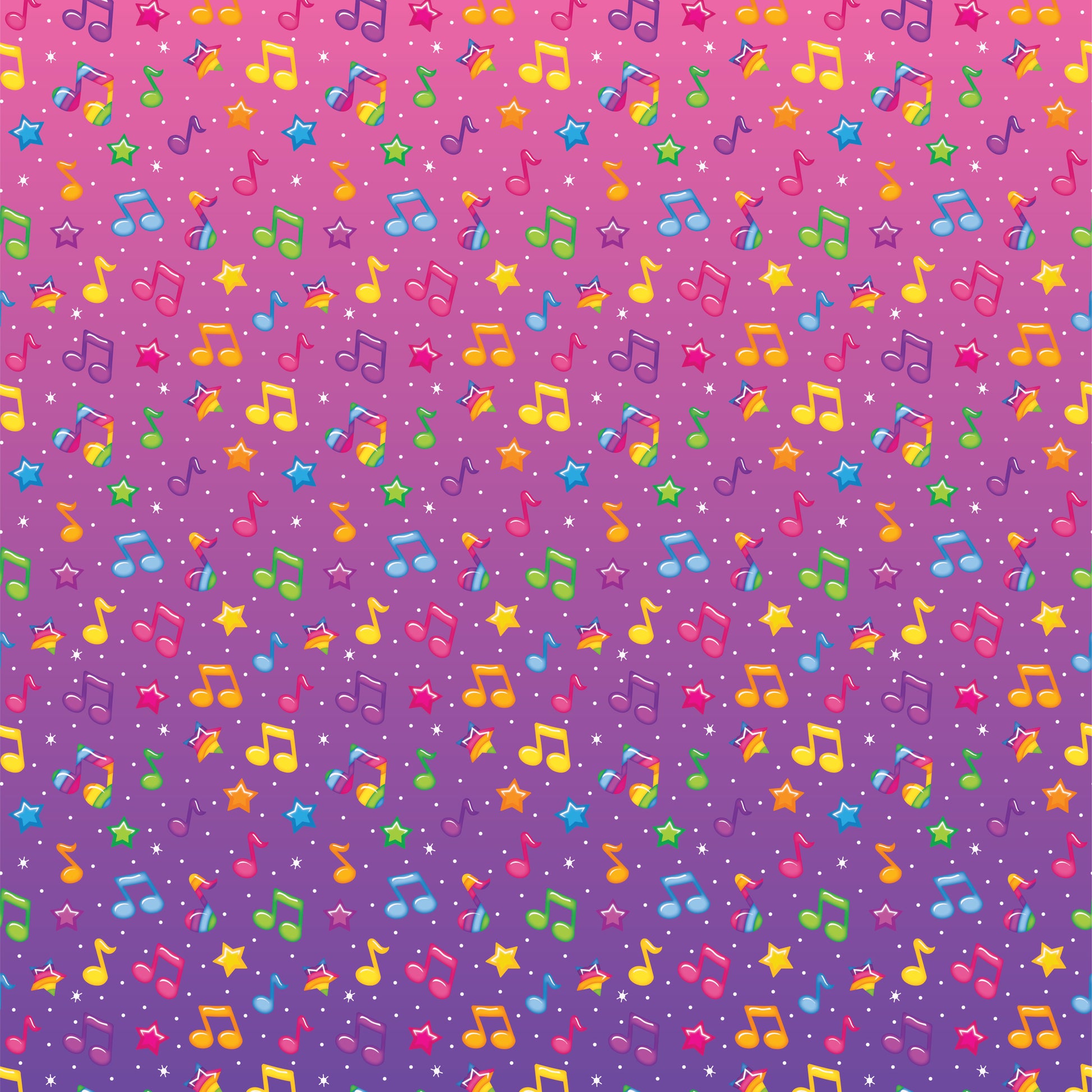 Lisa Music Notes Patterned Vinyl Sheet