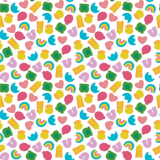 Lucky Charms 12x12 Patterned Vinyl Sheet