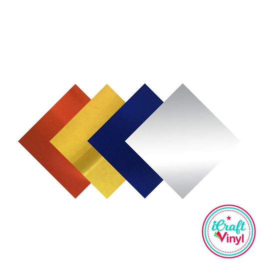 12"x12" Metallic HTV- 15 Pack