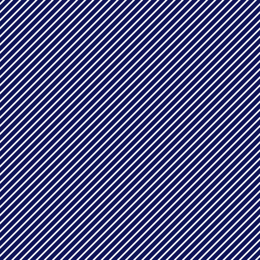 Navy Blue & White Stripes 12x12 Patterned Vinyl Sheet