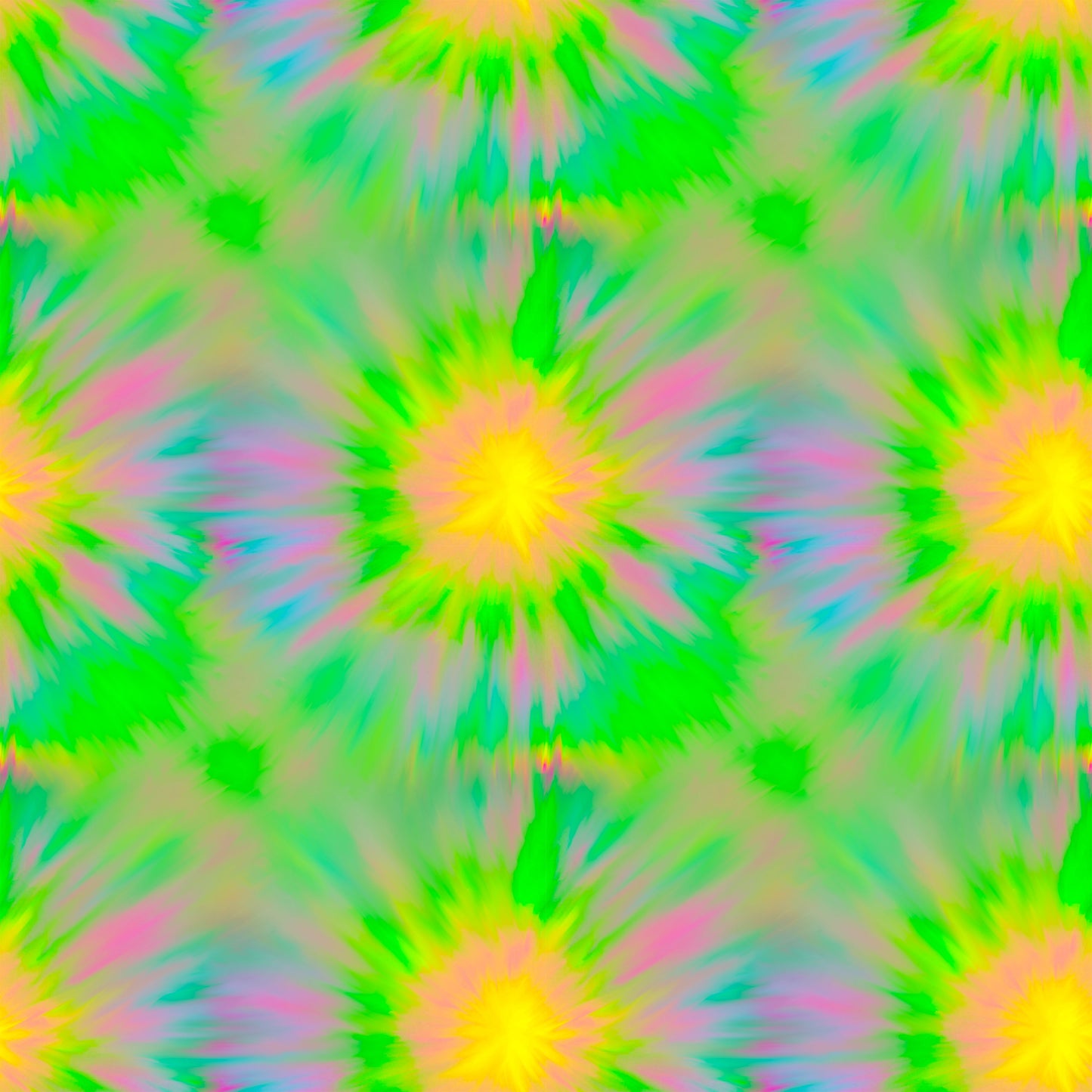 Neon Tie-Dye 12x12 Patterned Vinyl Sheet