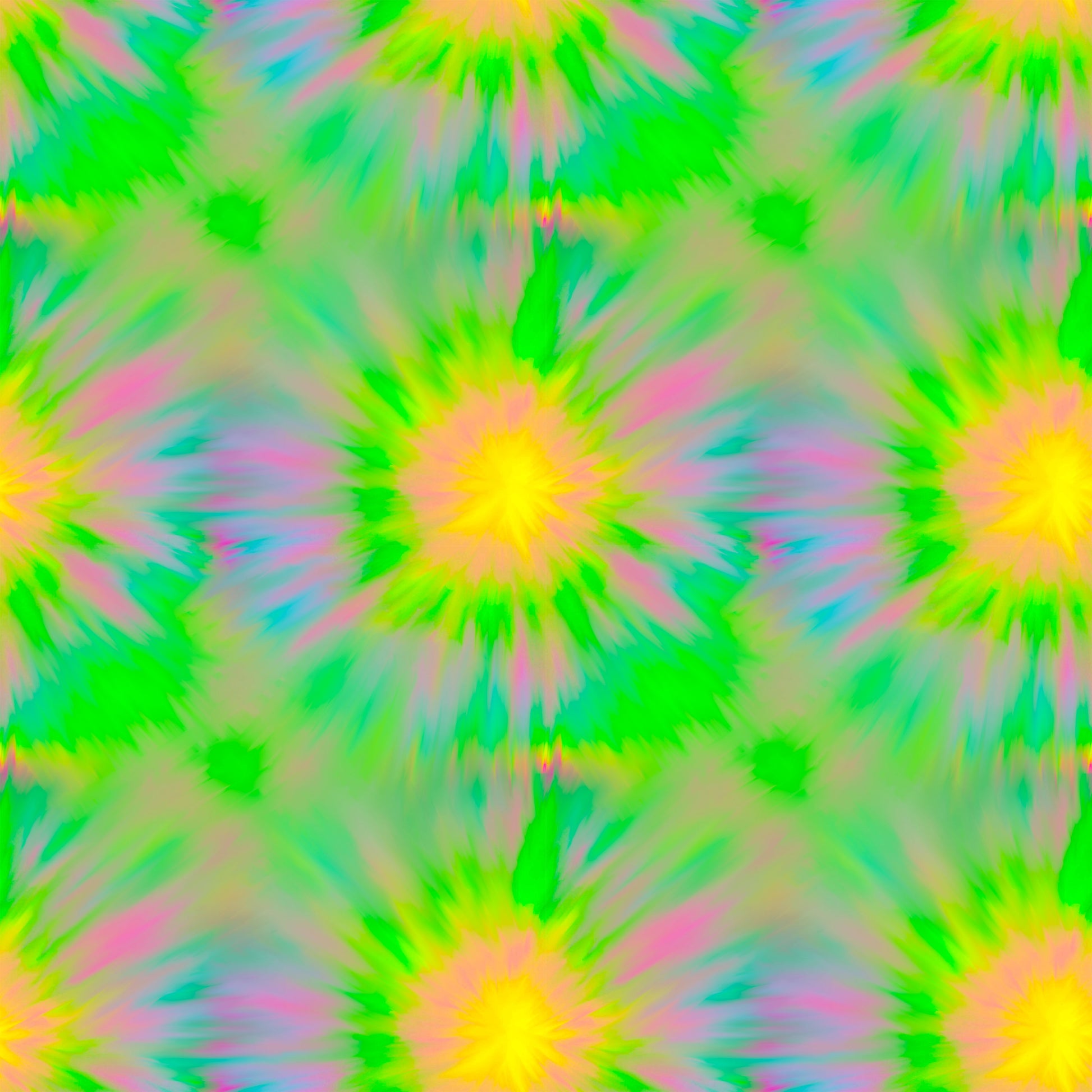 Neon Tie-Dye 12x12 Patterned Vinyl Sheet